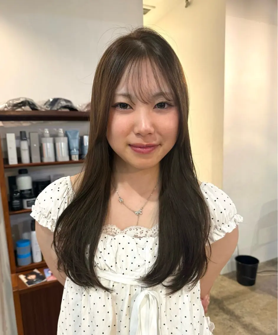 ロング カラー ダブルカラー ヘアカラー Miyu .のヘアスタイル
