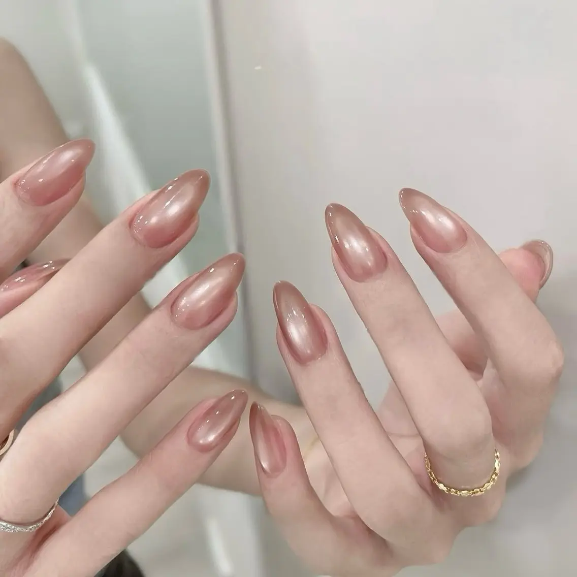 チップ長さだし10本💛水玉マグネット　オフあり¥9960の写真