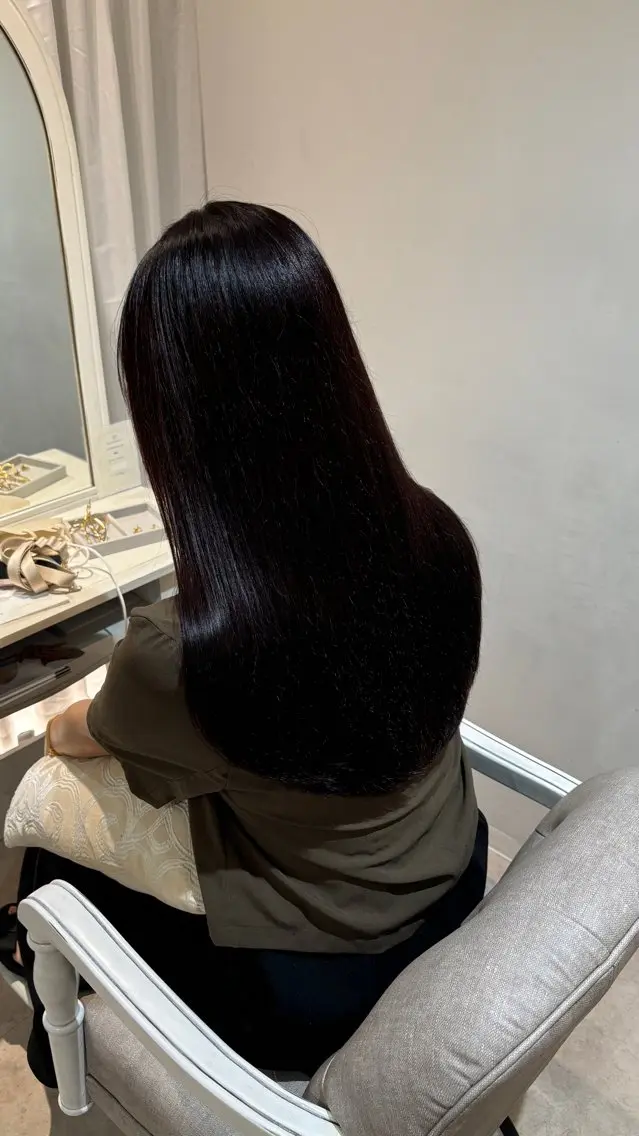 ロング カラー ラベンダーカラー CreBiA🎀 ayaのマツエク・マツパデザイン