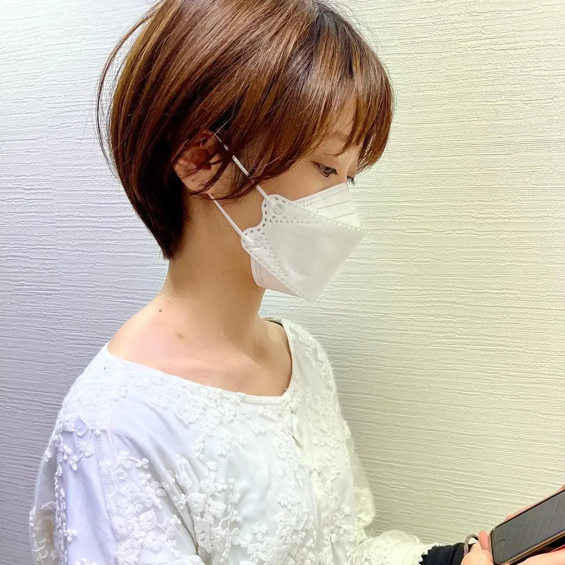 ショート カット ヘアカラー トリートメント 垢抜けレイヤー✂️ RYOTAのヘアスタイル