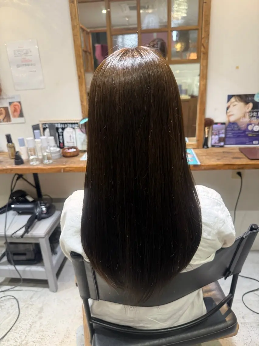 カラー さくら ⭐️大濠/艶髪のヘアスタイル