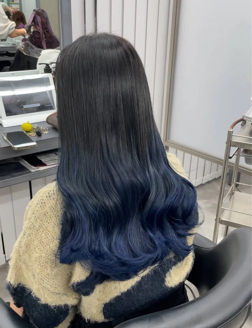 ロング ヘアカラー 🧋ミルクティーカラ ー🧋特化小林拓登のヘアスタイル