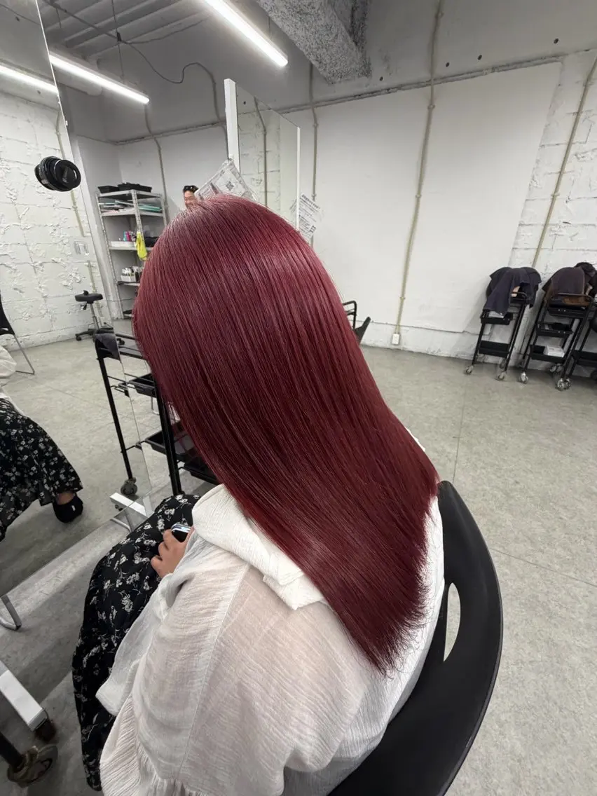 セミロング カラー 💜RIO/韓国風 寒色・暖色カラー💜のヘアスタイル