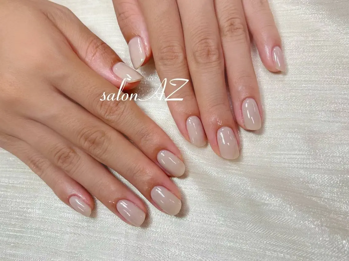 ネイル ワンカラーネイル salon AZのネイルデザイン
