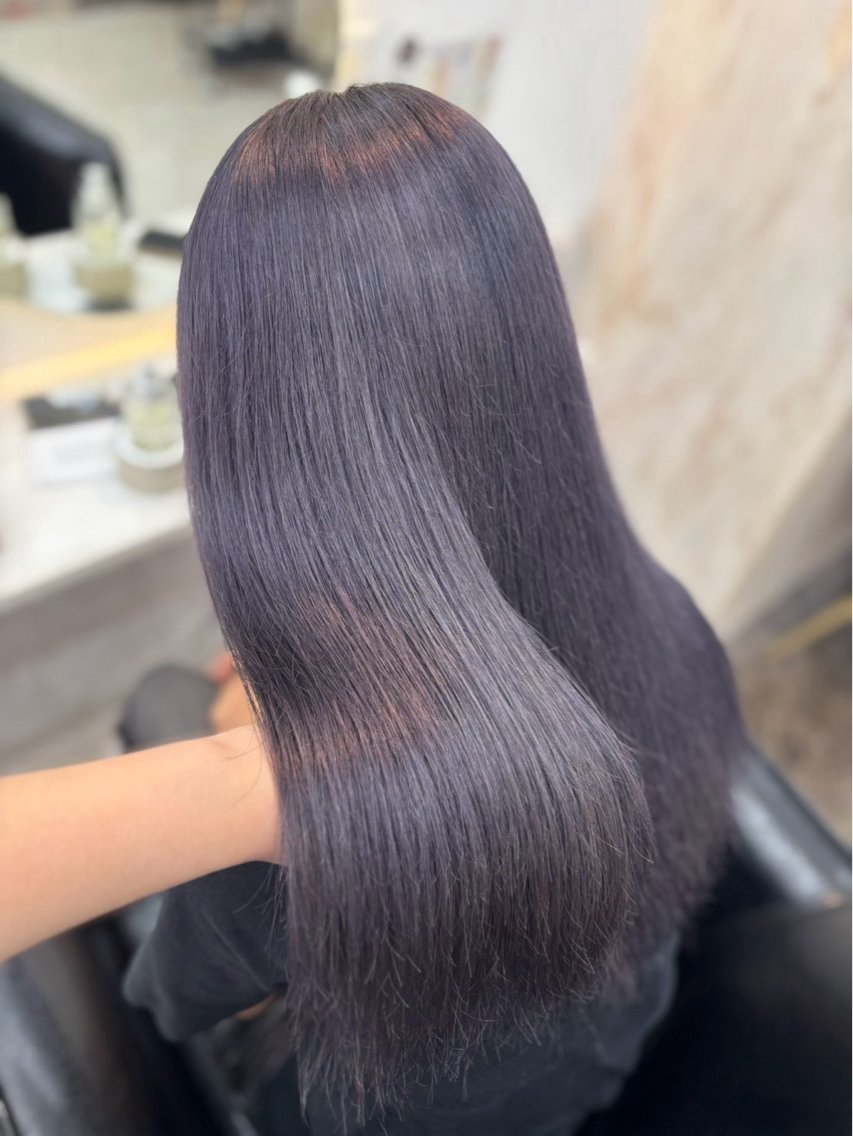 ロング カラー ヘアカラー トリートメント 💎ななか💎/大宮 艶カラー🪄のヘアスタイル