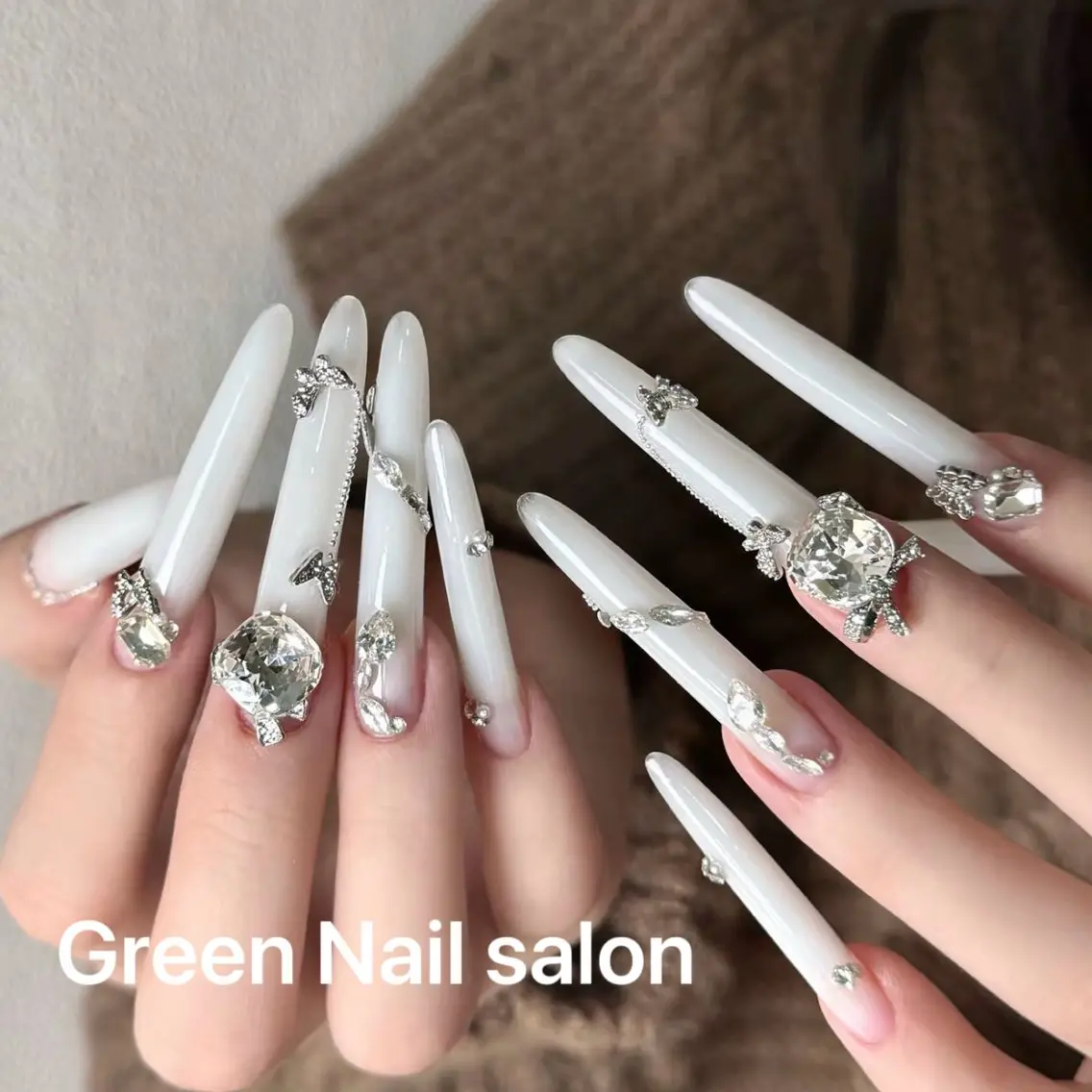 ネイル 持ち込み ワンホンネイル GreenNail salonパラジェルのネイルデザイン
