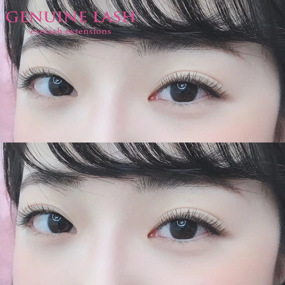 マツエク・マツパ フラットラッシュ GENUINE LASH　SAKIのマツエク・マツパデザイン