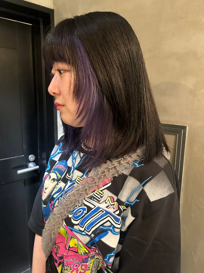 ミディアム カラー ヘアカラー トリートメント デザイン/アレンジ ❤︎イシイレイのヘアスタイル