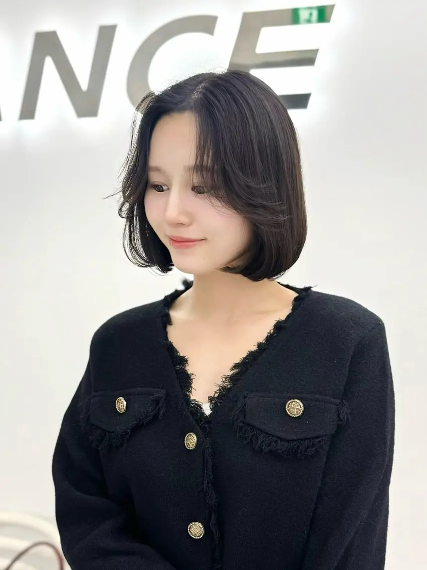 ショート カラー ヘアアレンジ 縮毛矯正🤍 盛れるボブ/ひかりのヘアスタイル