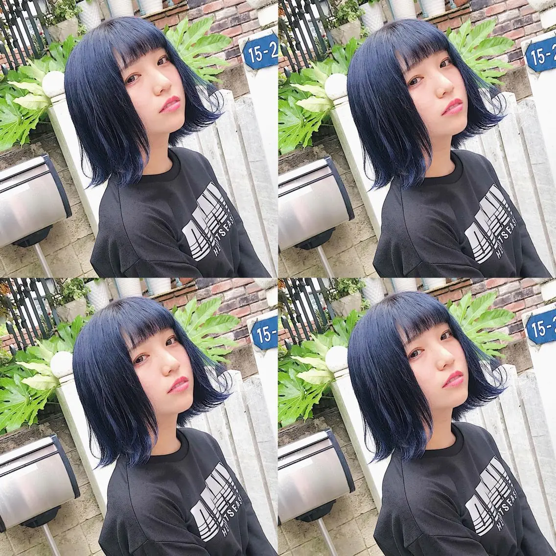 ミディアム カラー ヘアアレンジ TAKUMAブリーチ /切りっぱなし🪽のヘアスタイル