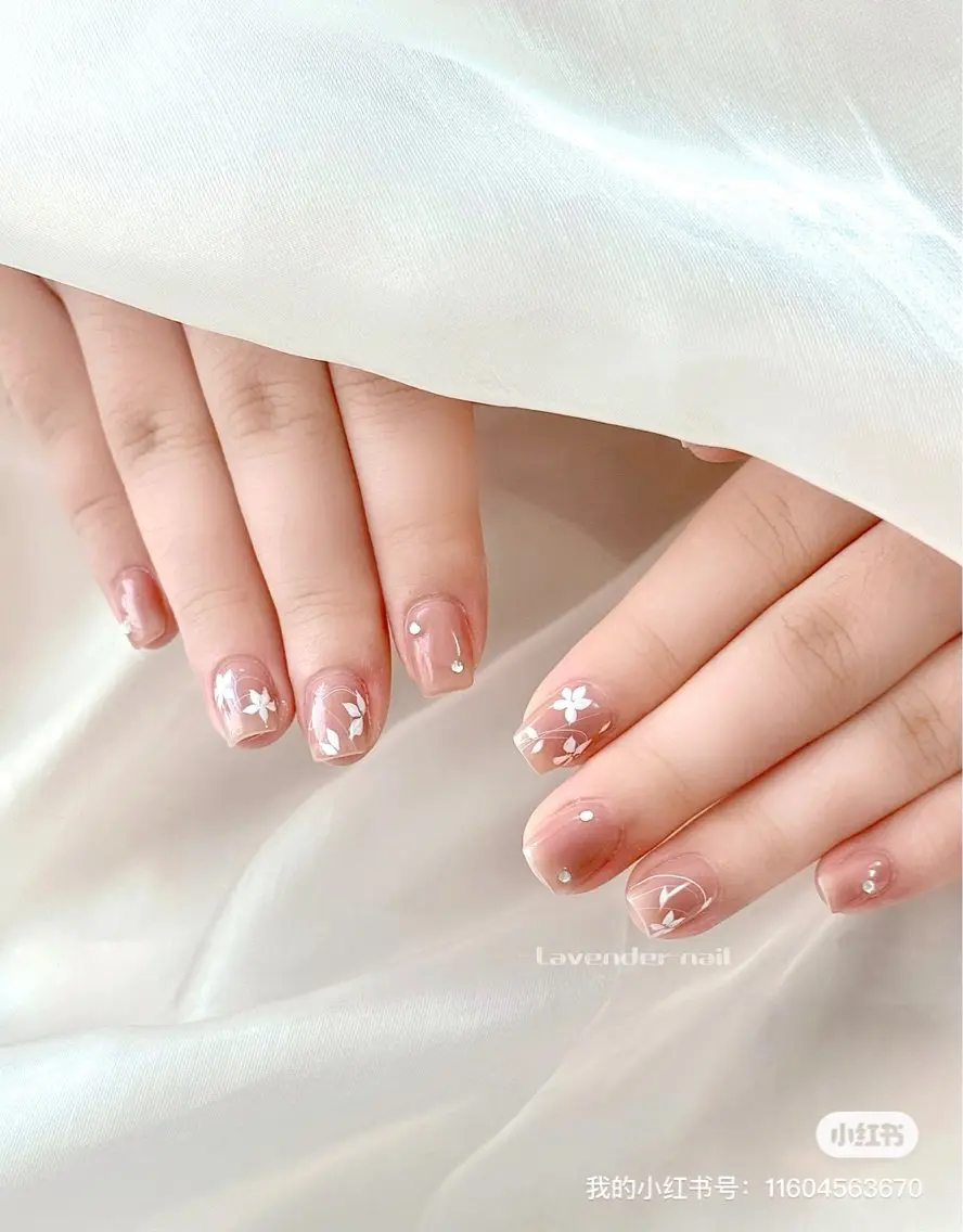 ネイル ハンドネイル Lavender nail·中島公園のネイルデザイン
