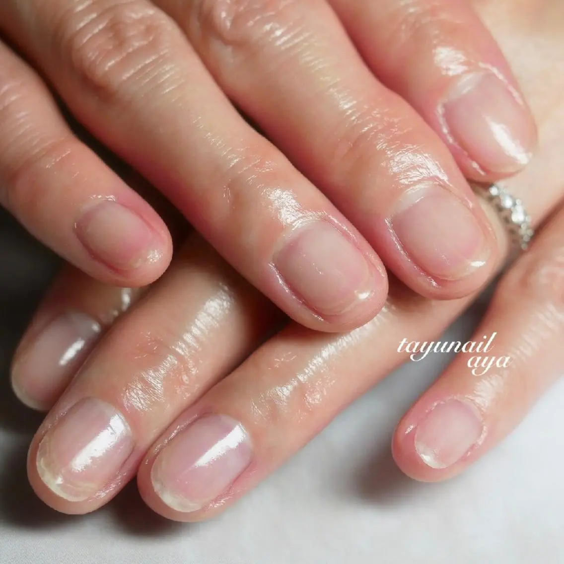 ネイル ブルー ジェルネイル パラジェル 夏ネイル ネイルサロン 【たゆnail】のネイルデザイン