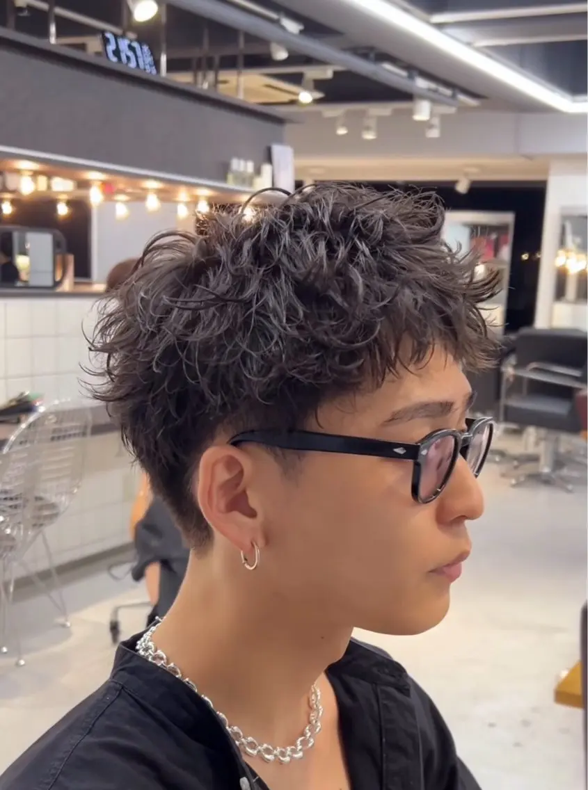 ショート パーマ メンズ ショートヘア カット パーマ 🔥メンズパーマ特化 高橋晴🔥のヘアスタイル