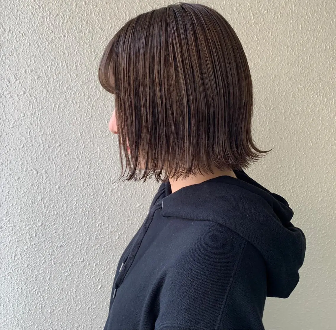 ミディアム 切りっぱなしボブ ボブ kiyono ⭐︎ダブルカラーのヘアスタイル