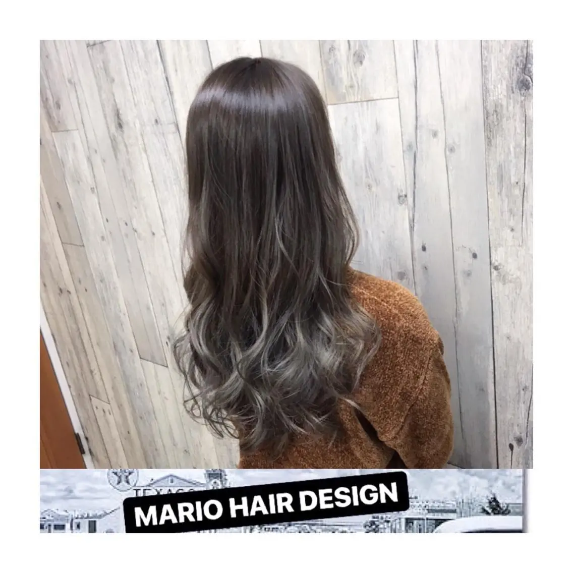 ロング カラー パーマ ヘアアレンジ メンズ キッズ 透明感カラー グラデーションカラー グレージュ Forest. -髪質改善-のヘアスタイル