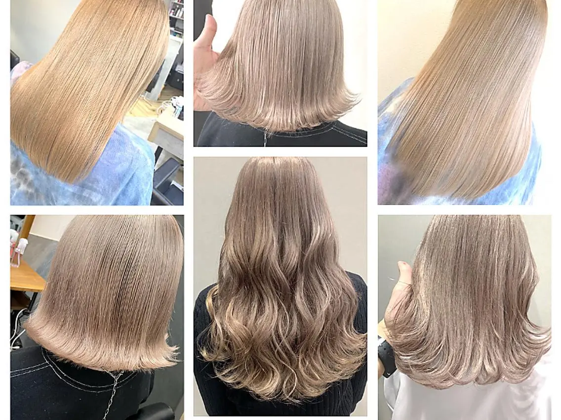 ロング カラー Gain池下 レディースのヘアスタイル