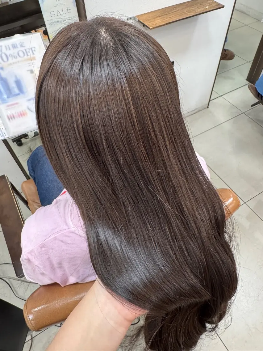 ロング 髪質改善 池田 菜摘のヘアスタイル