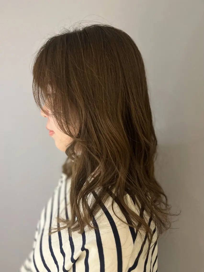 セミロング ヘアカラー トリートメント Grow by NYNY 田代 紀恵のヘアスタイル