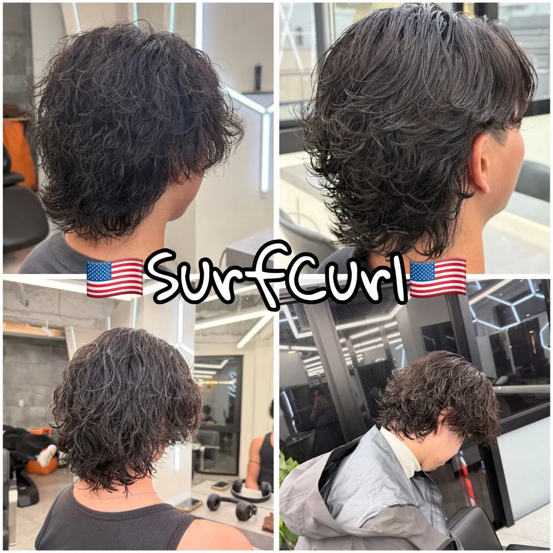 ミディアム パーマ メンズ ミディアムパーマ メンズパーマ ニュアンスパーマ カット パーマ 🇺🇸メンズ特化/ 四辻 凱斗🇺🇸のヘアスタイル