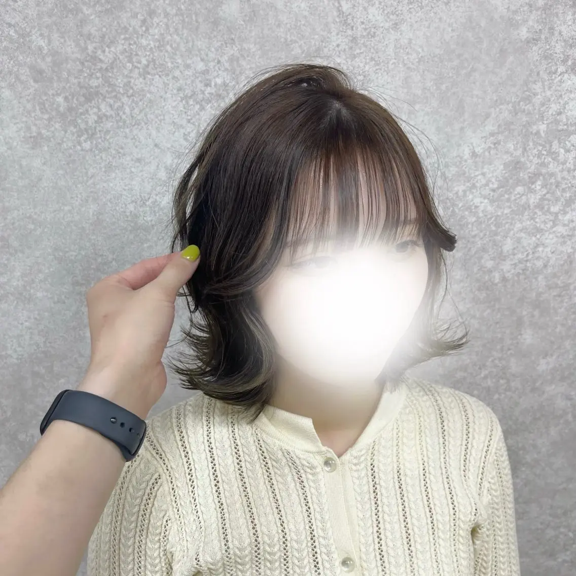 ミディアム カラー SHUN/韓国/ レイヤー/透明感🖤のヘアスタイル