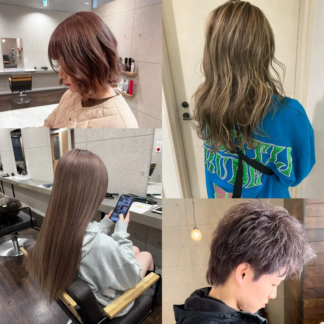 カラー ブリーチ ヘアカラー トリートメント 佐瀬 翔 髪質改善 /メンズパーマのヘアスタイル