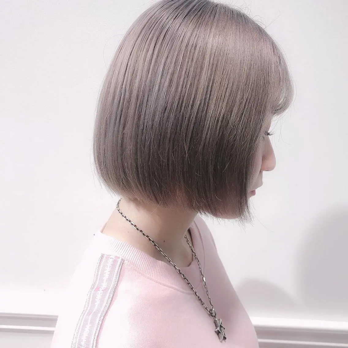 ミディアム カラー ブリーチ ヘアカラー miyu /トレンド カラー×艶髪のヘアスタイル