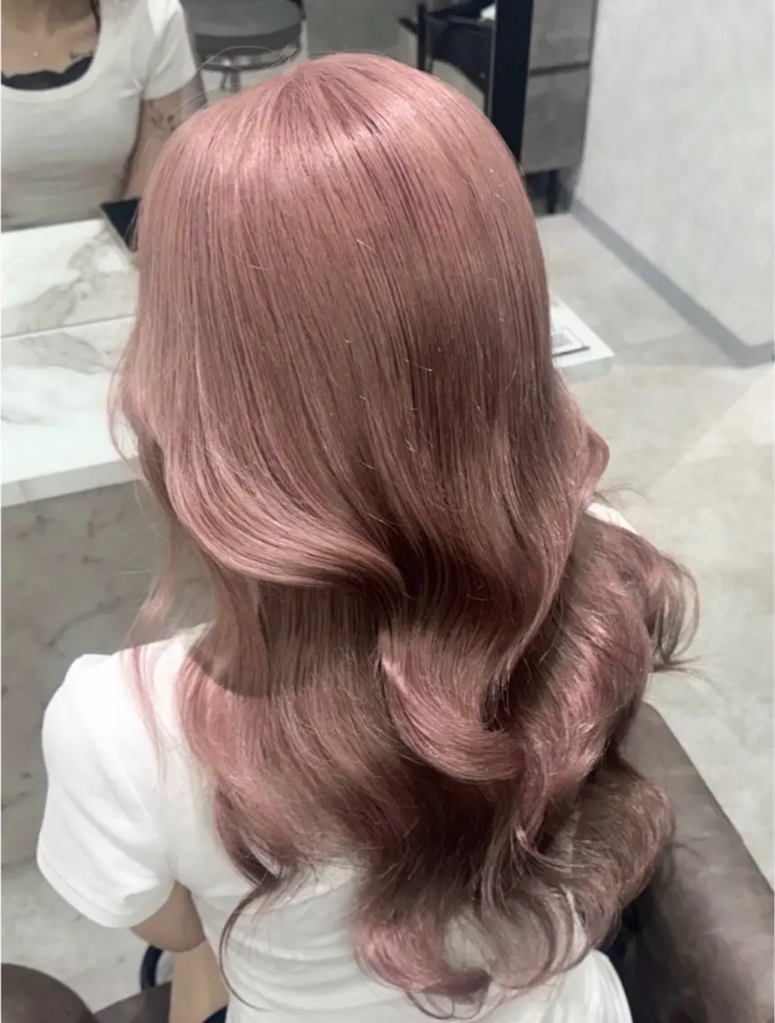 ロング カラー 色落ちまで盛れる 💟まなみのヘアスタイル