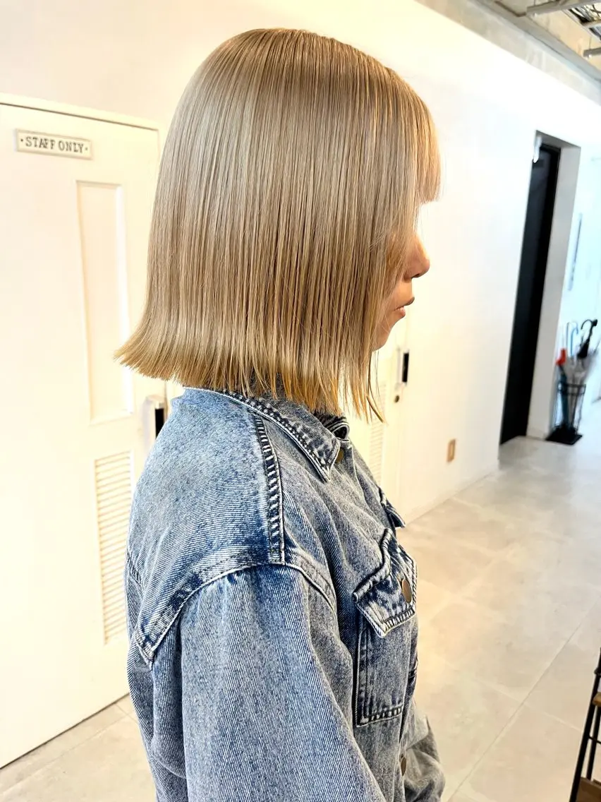 ショート カラー カット ヘアカラー トリートメント ダブルカラー メンズパーマ大成のヘアスタイル