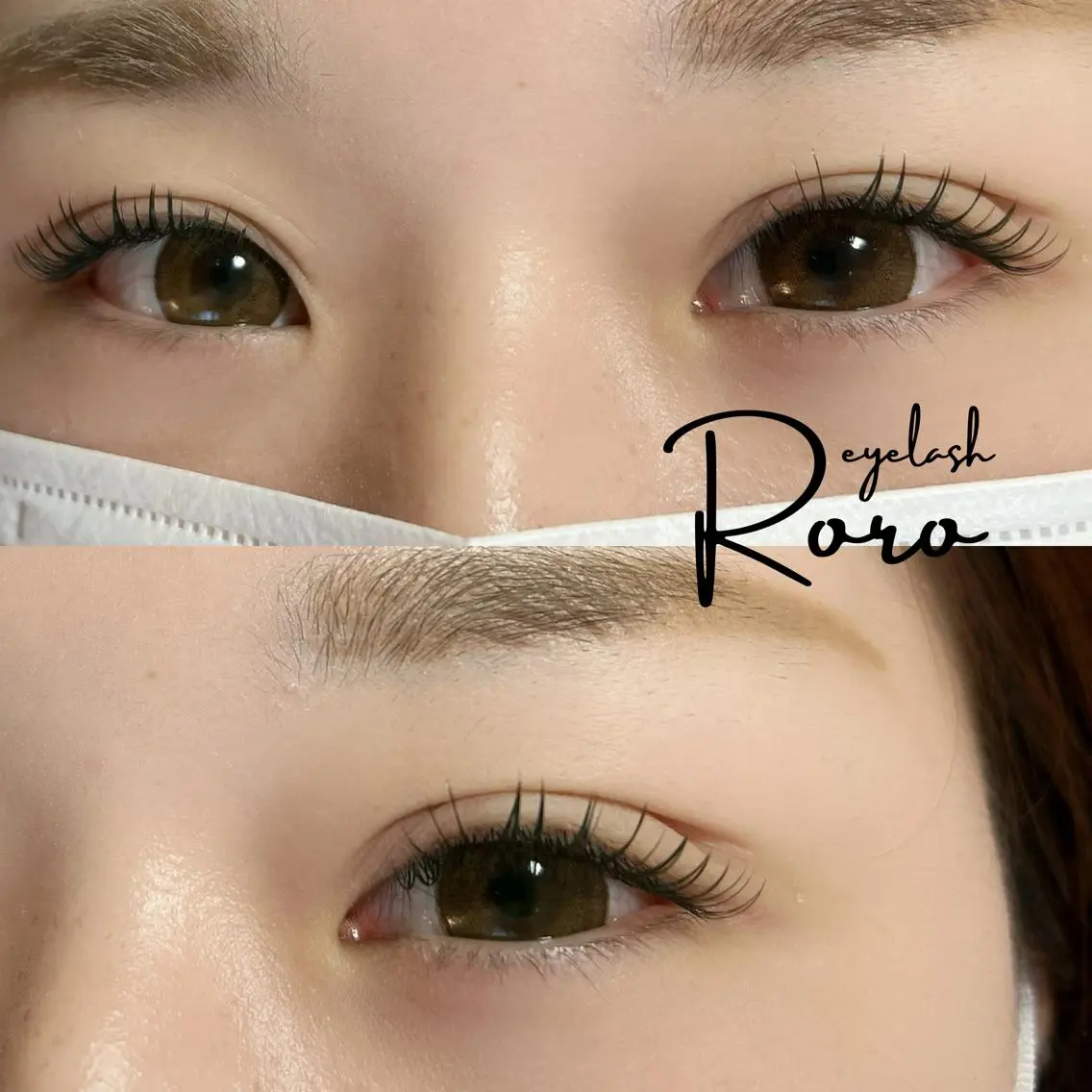 マツエク・マツパ 束感まつ毛 フラットラッシュ マツエク eyelash RORO.のマツエク・マツパデザイン