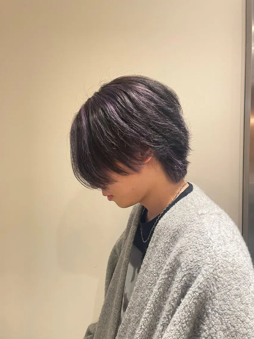 ショート メンズ メンズメッシュ ヘアカラー ハイトーン/ 髪質改善/ヒロタリカのヘアスタイル