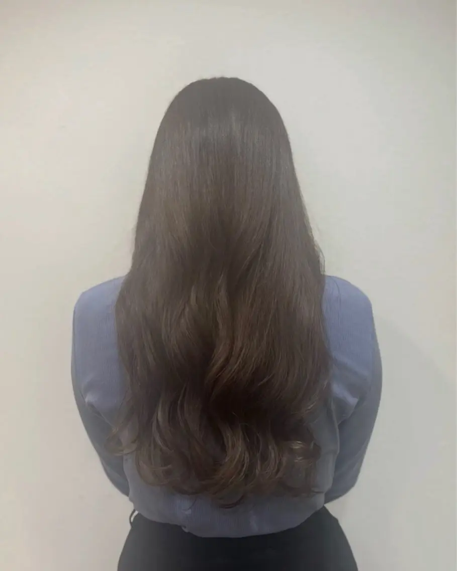 ロング カラー カット ヘアカラー トリートメント 透明感カラー／ 艶感カラー／RAMUのヘアスタイル