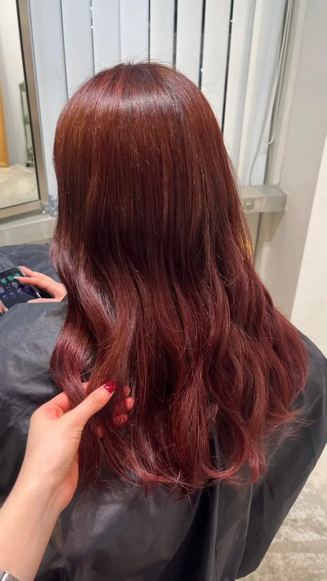 カラー morita yunaのヘアスタイル