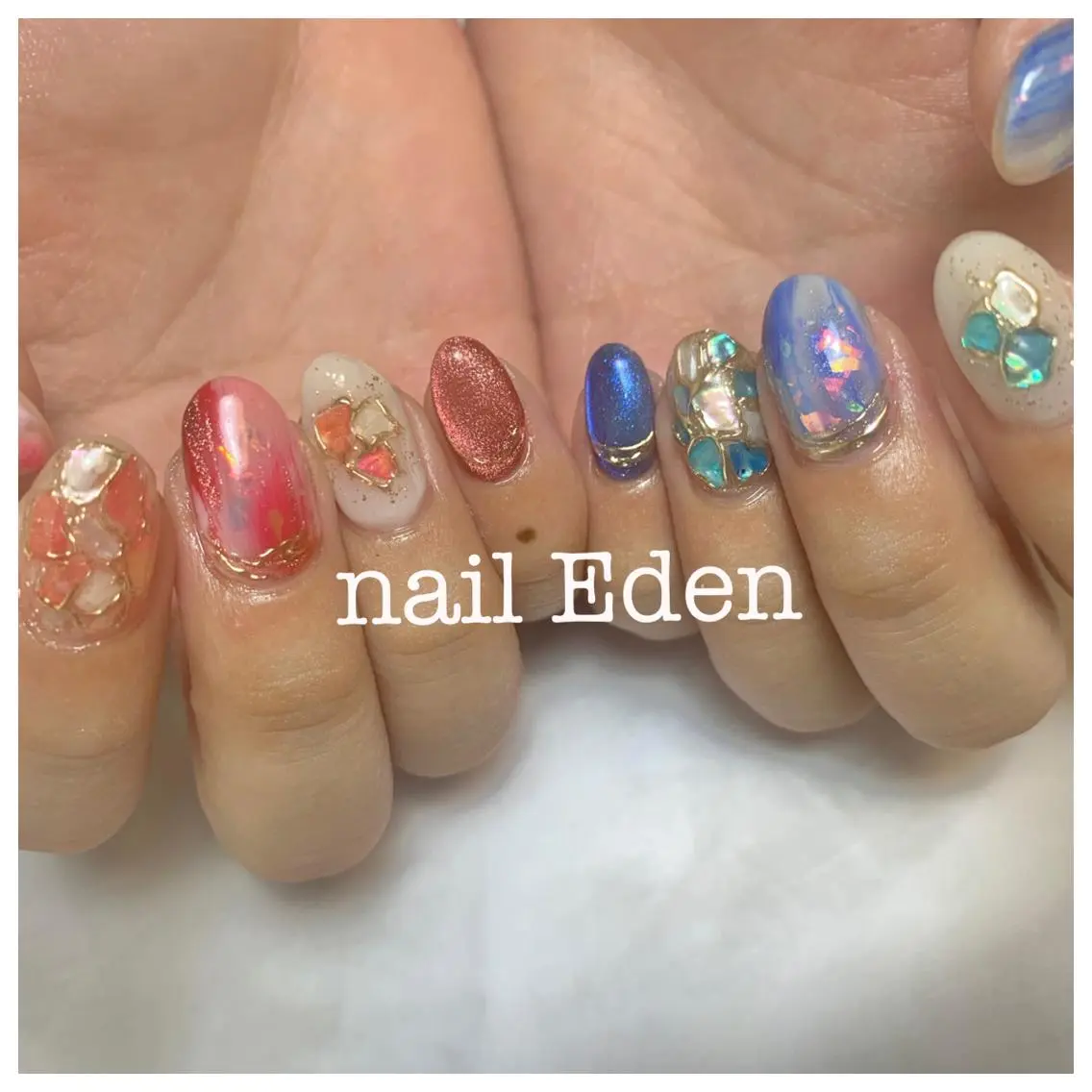 ネイル 持ち込み Eden ♾️のネイルデザイン