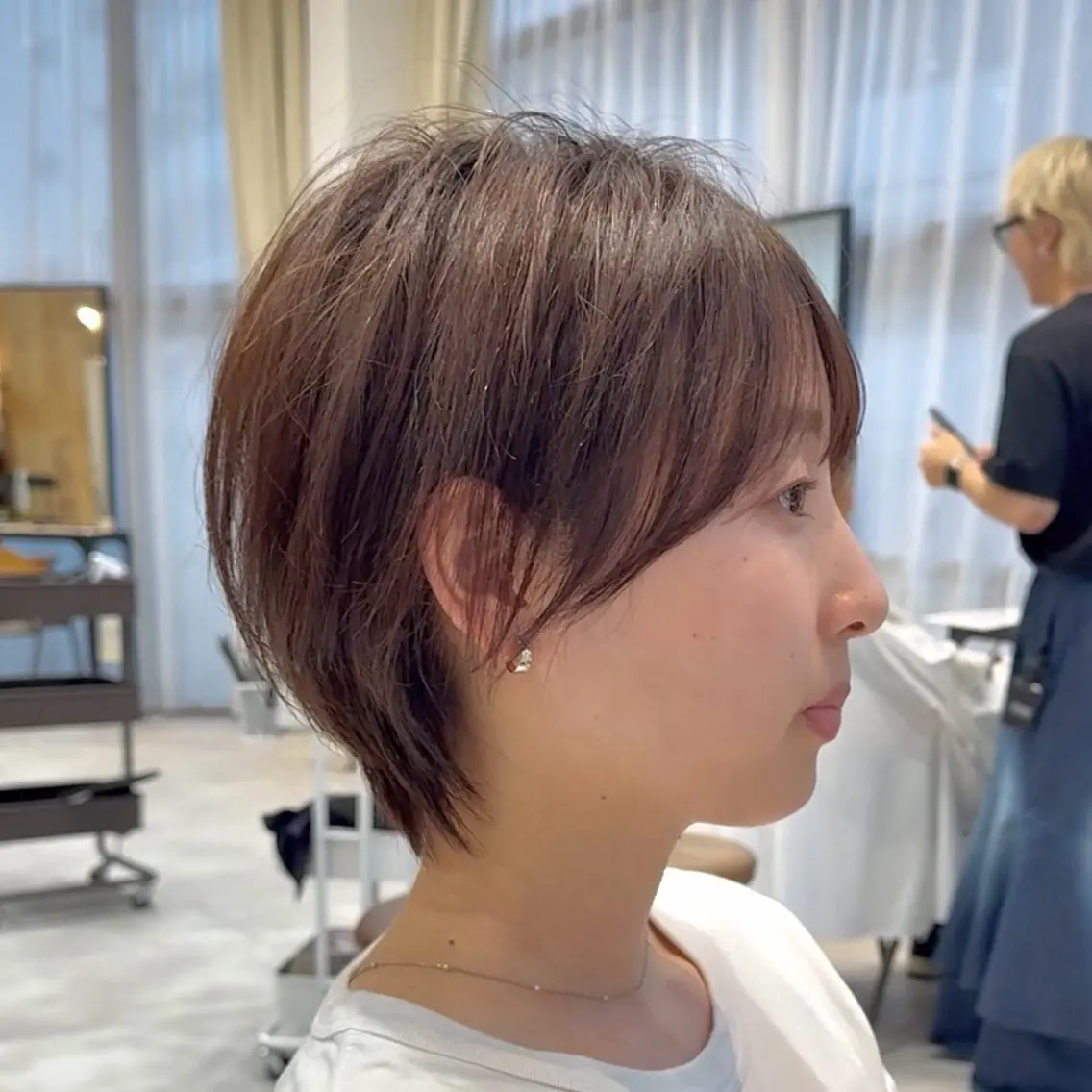 ショート ヘアカラー トリートメント ブリーチ/ハイトーン ♡なみね♡のヘアスタイル