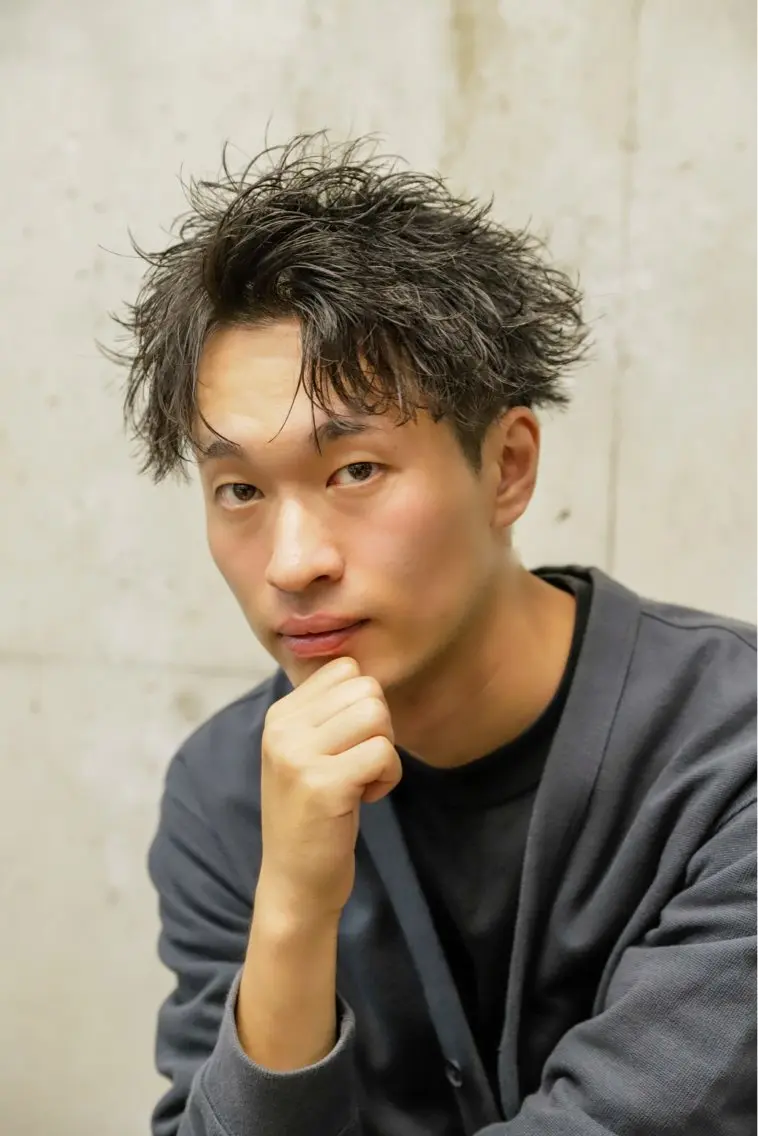 ショート パーマ メンズ alma 後藤 遼斗のヘアスタイル