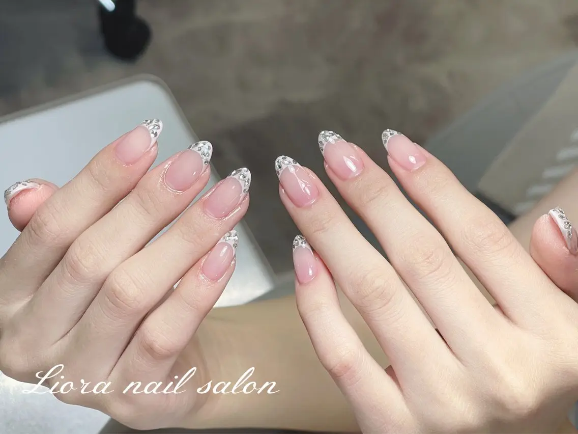 ネイル チークネイル フットネイル フレンチネイル ジェルネイル ガーリー ハンドネイル Liora ネイル スカルプ専門店のネイルデザイン