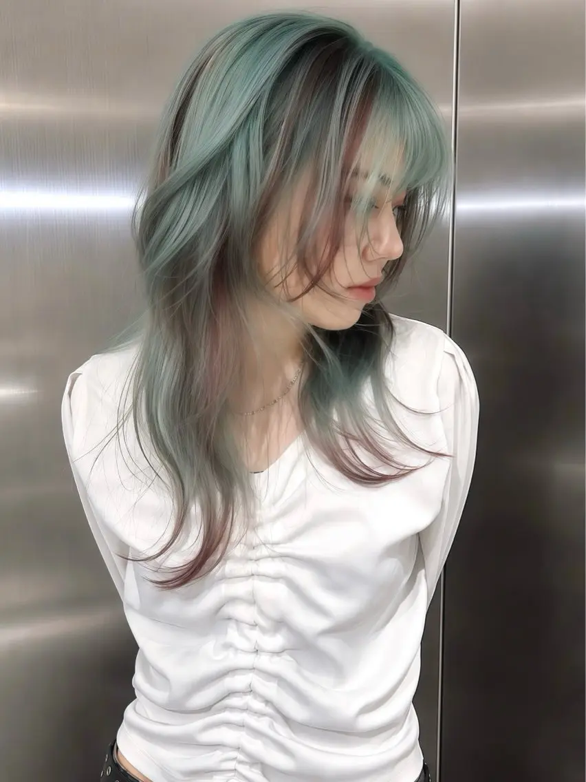 ミディアム カラー ヘアカラー †❤︎池袋/カラー/ ENA❤︎†のヘアスタイル