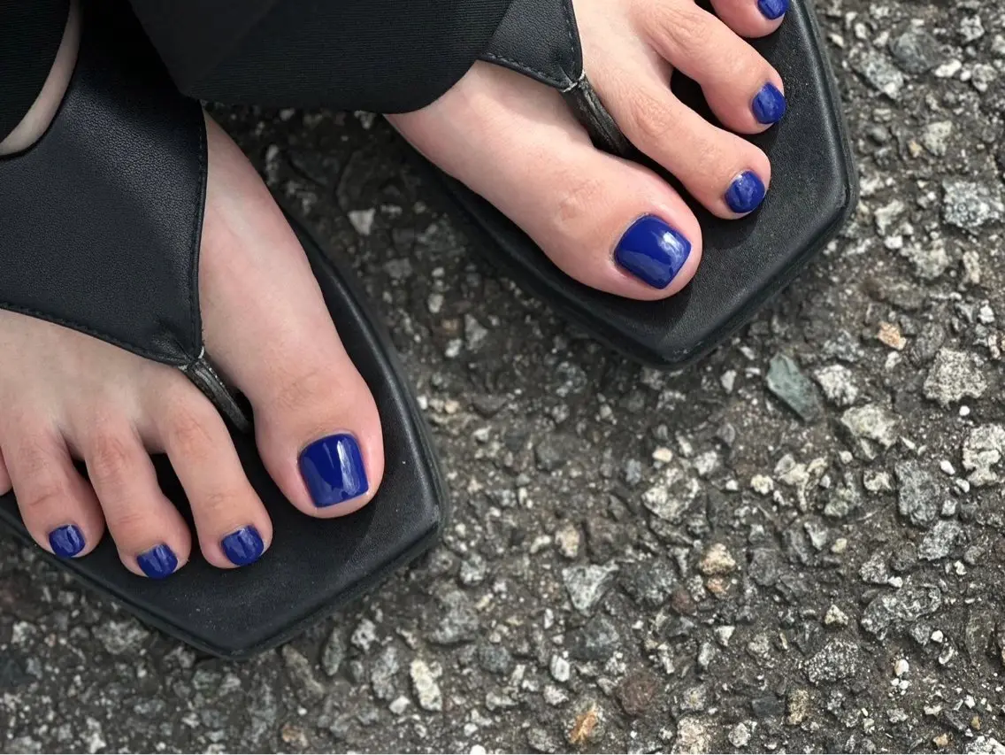 ❤︎【オフ無し】オフ込フットワンカラーの写真