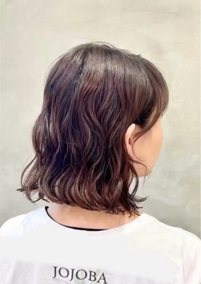 ミディアム パーマモデル募集堀本 夢来のヘアスタイル