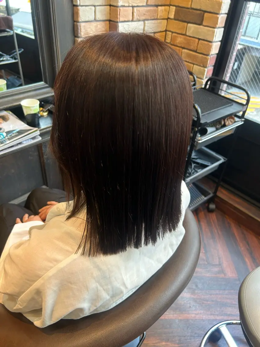 ミディアム カラー INOUE SAKIのヘアスタイル