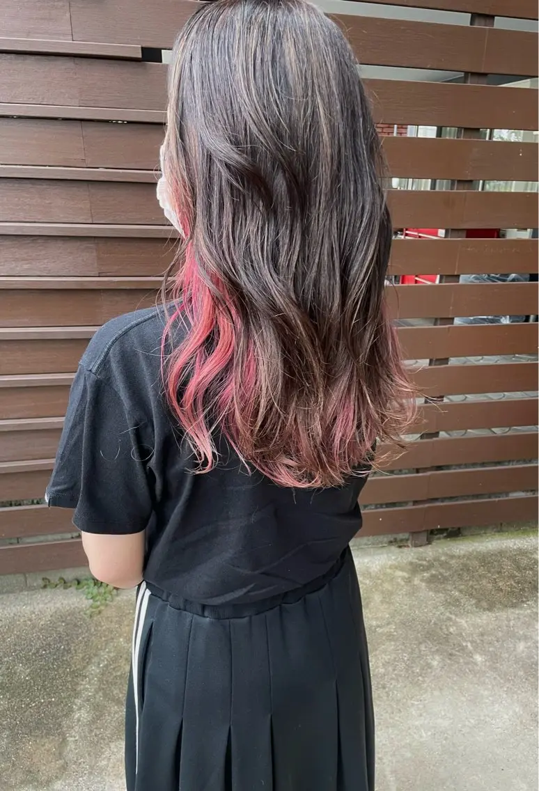 ロング カラー 日高 香織のヘアスタイル