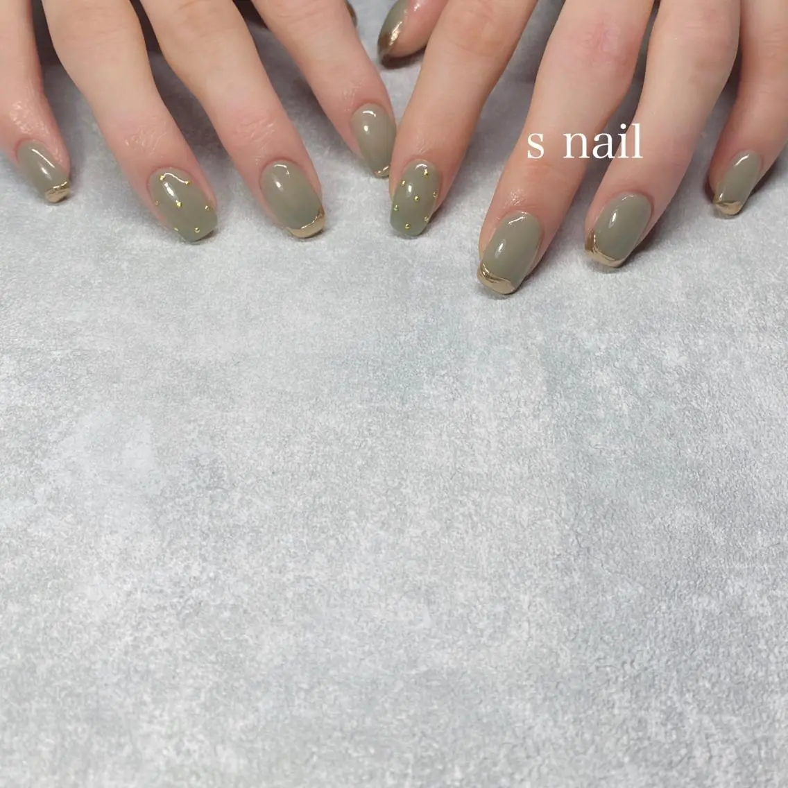 ネイル フレンチネイル ハンドネイル s nail さとよしみゆきのネイルデザイン