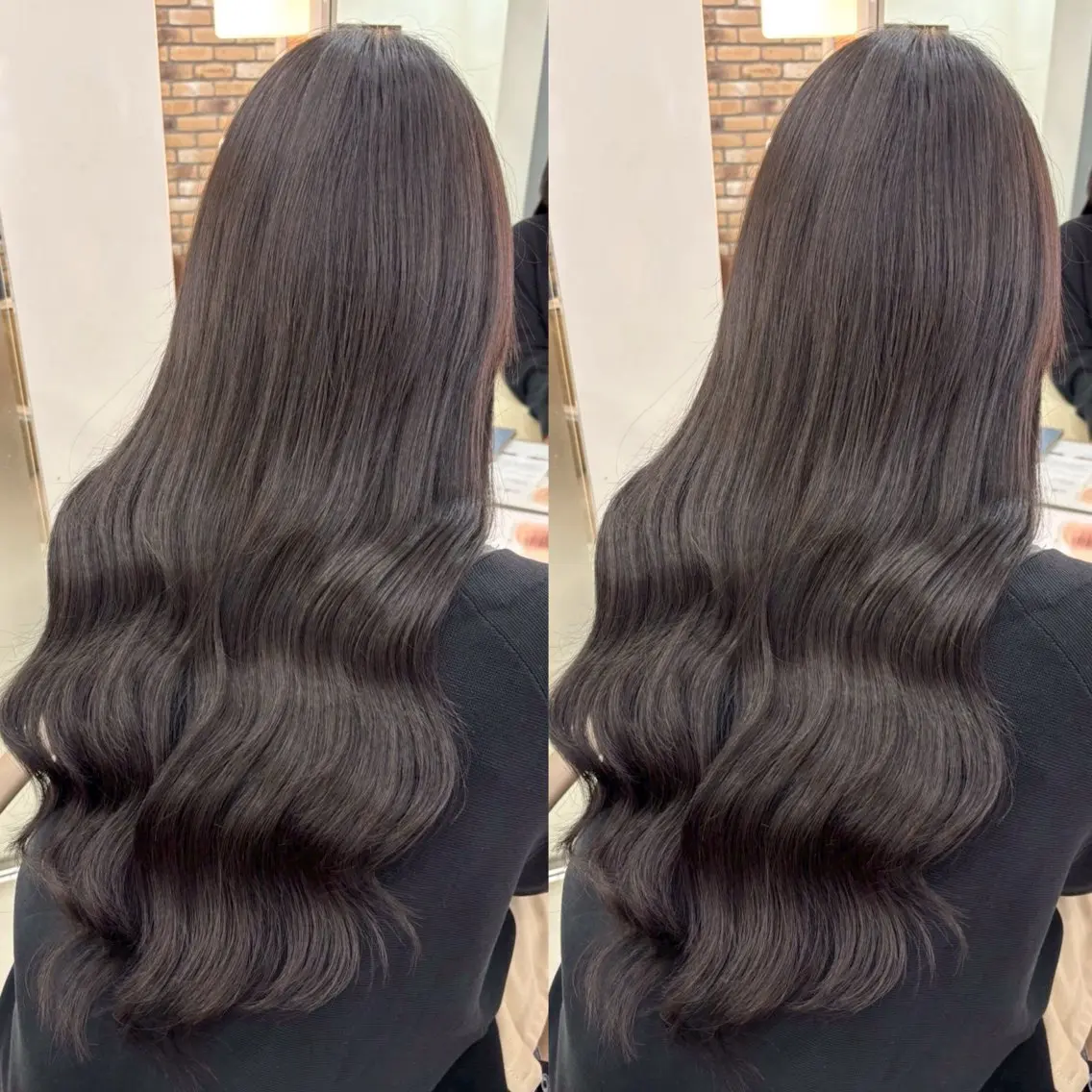 ロング カラー シールエクステ エクステ カット ヘアカラー エクステ ヘアセット 羽エク指名No1✨️ シールエク🌙しぇるのヘアスタイル