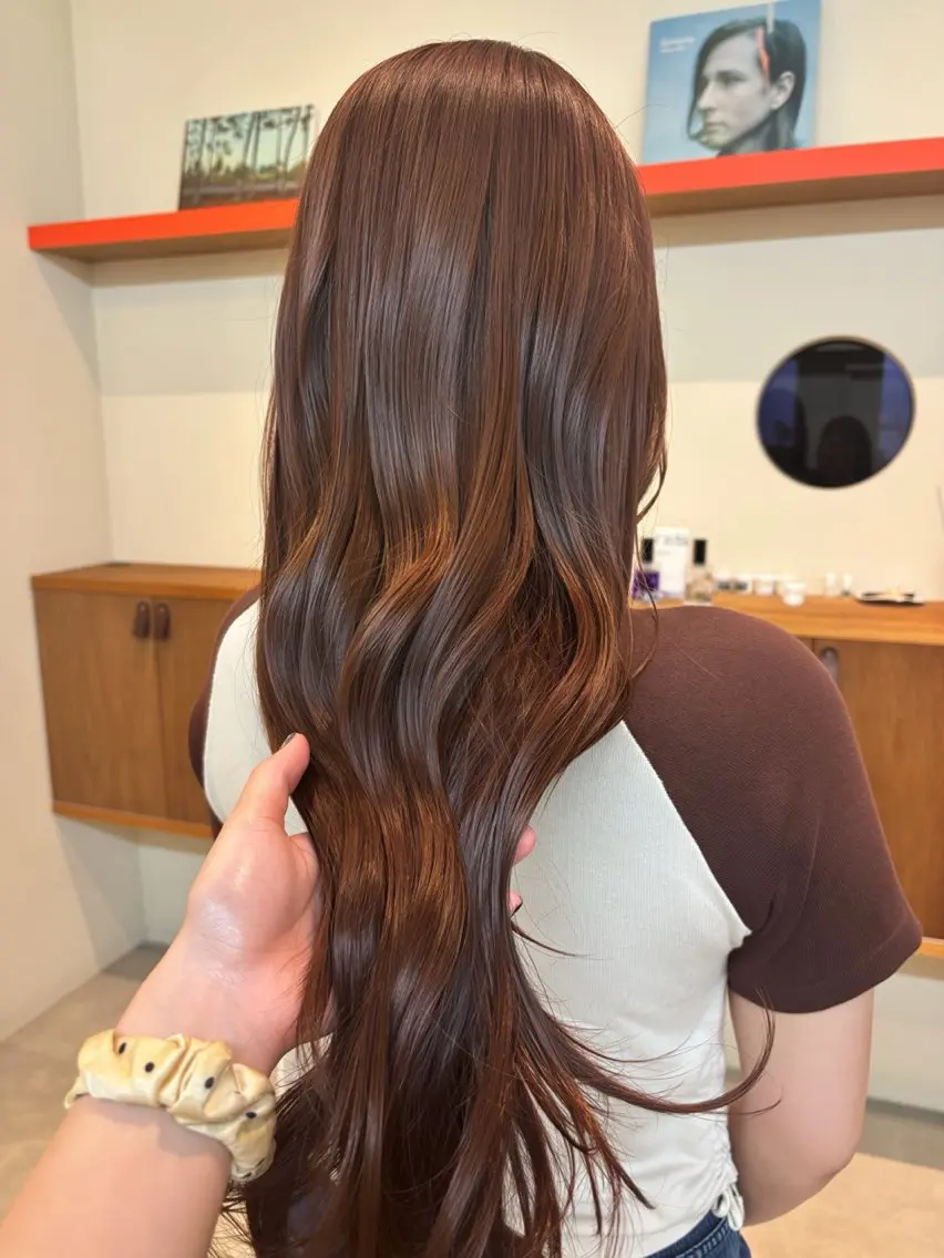 ロング カラー カット ヘアカラー トリートメント manami / muku.のヘアスタイル