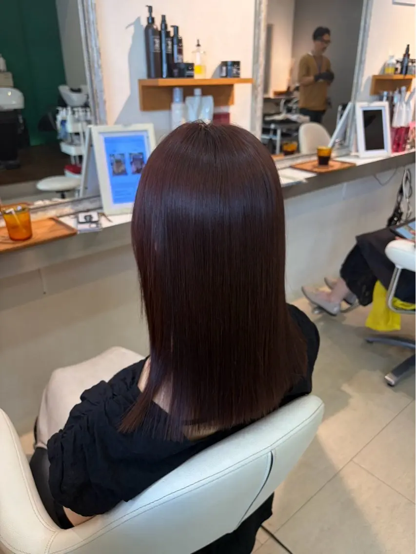 ロング ヘアカラー hair bonitaのヘアスタイル