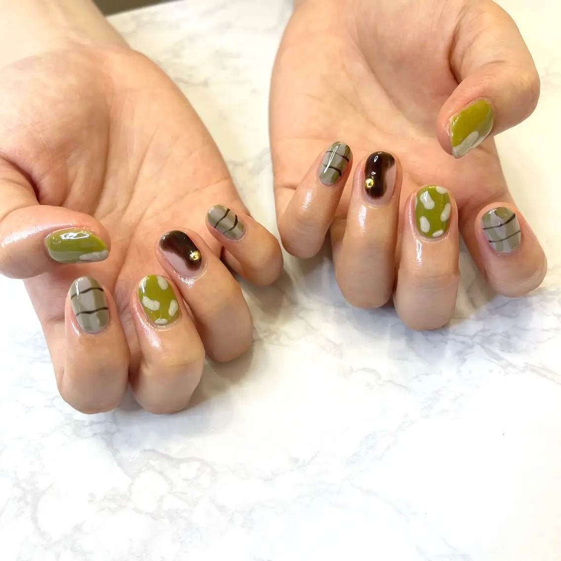 ネイル ハンドネイル Elegancia. Hiromiのネイルデザイン