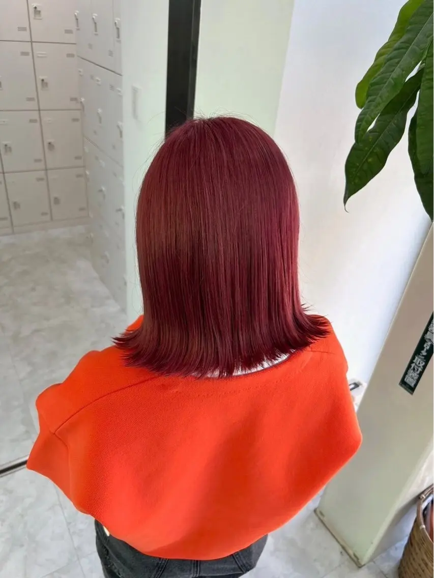 ミディアム カラー 透明感カラー/ ブリーチ/💓パタオのヘアスタイル