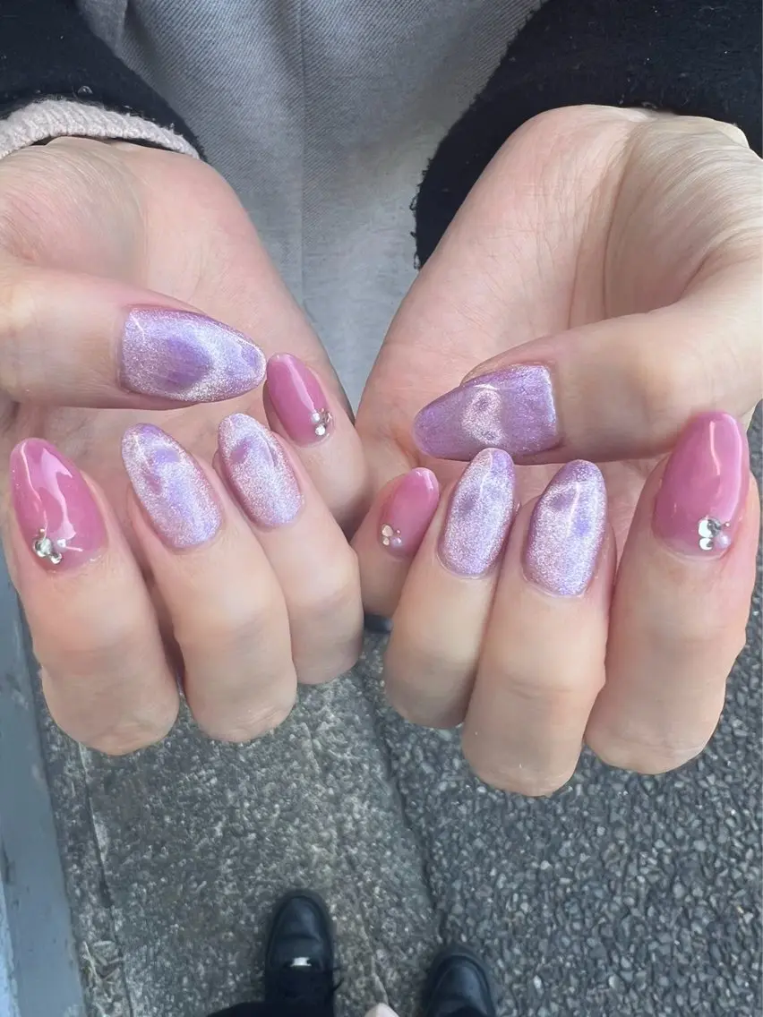 ネイル LAVISH 大和店 emi･:*+のネイルデザイン