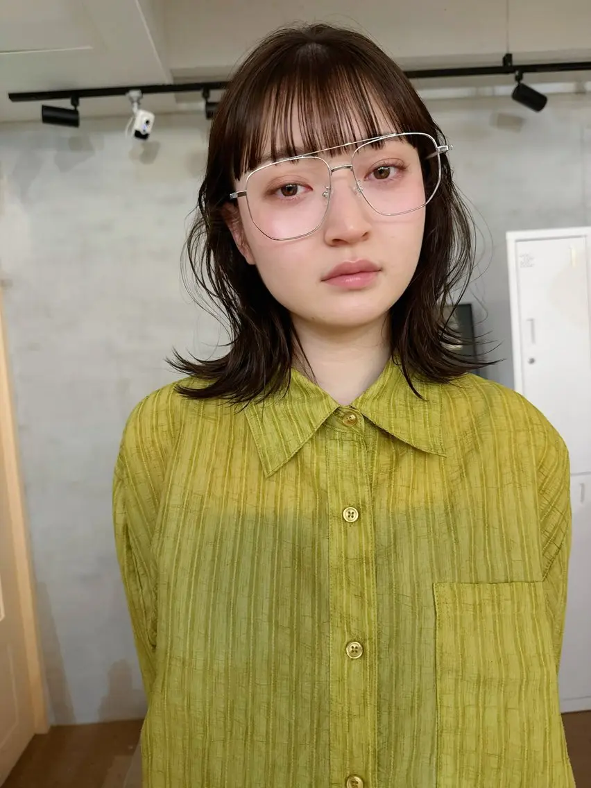ミディアム カラー ❤️アヤカ レイヤーカット❤️のヘアスタイル