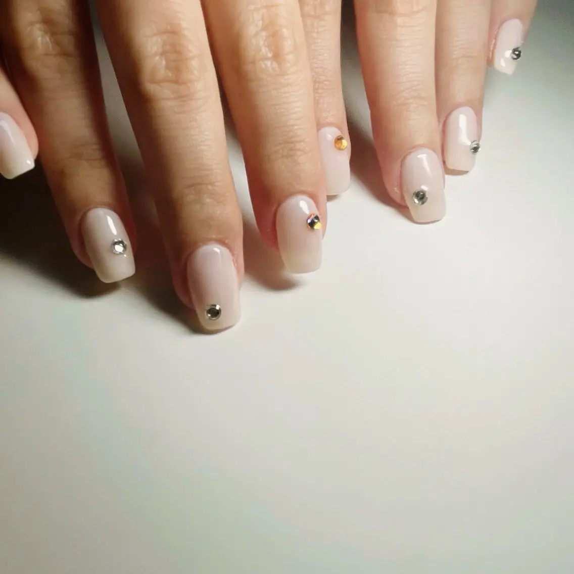 【littleart simplecourse】ワンカラーorラメグラ(ストーン10粒) ラメ、ホイルetc2本の写真